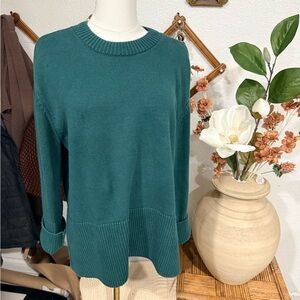 GAP Teal Crew Neck Sweater